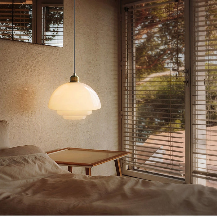 Aeris | Pendelleuchte aus Glas im Weichen Retro-Look