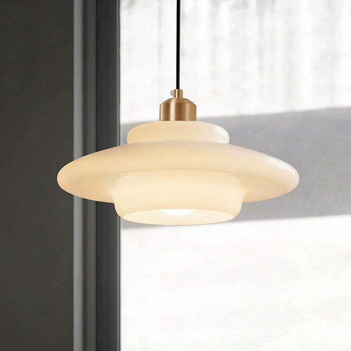Aeris | Pendelleuchte aus Glas im Weichen Retro-Look