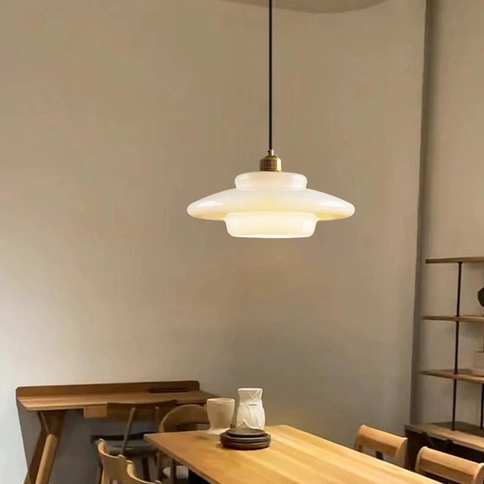 Aeris | Pendelleuchte aus Glas im Weichen Retro-Look