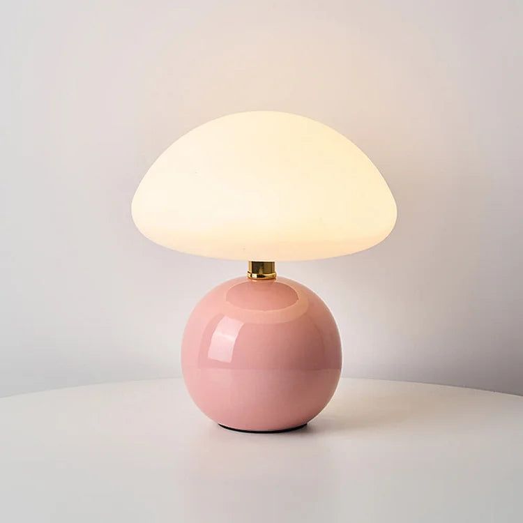 Camille | Elegante Pilz-Tischlampe im französischen Design
