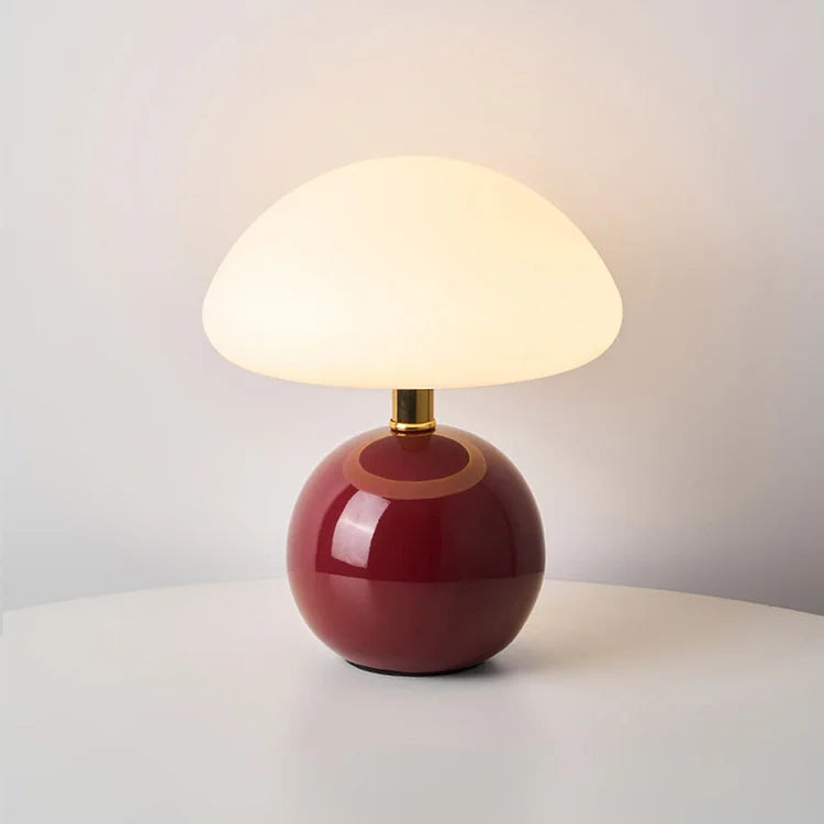 Camille | Elegante Pilz-Tischlampe im französischen Design
