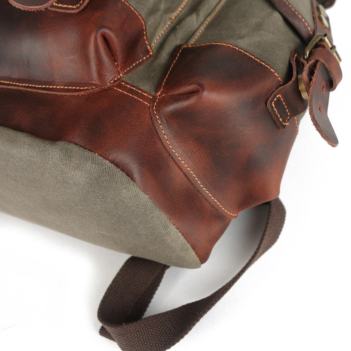 Canvas Rucksack Trekking Verschluss | Wandertour