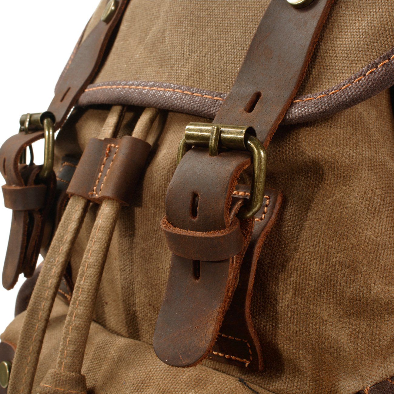 Canvas Rucksack Trekking Verschluss | Wandertour