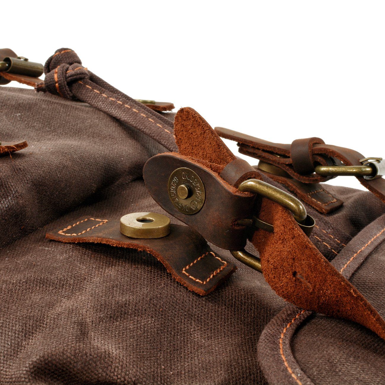 Canvas Rucksack Trekking Verschluss | Wandertour