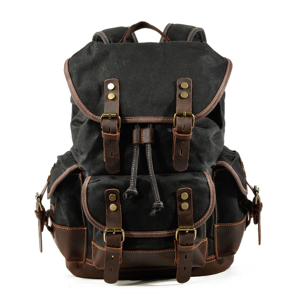 Canvas Rucksack Trekking Verschluss | Wandertour