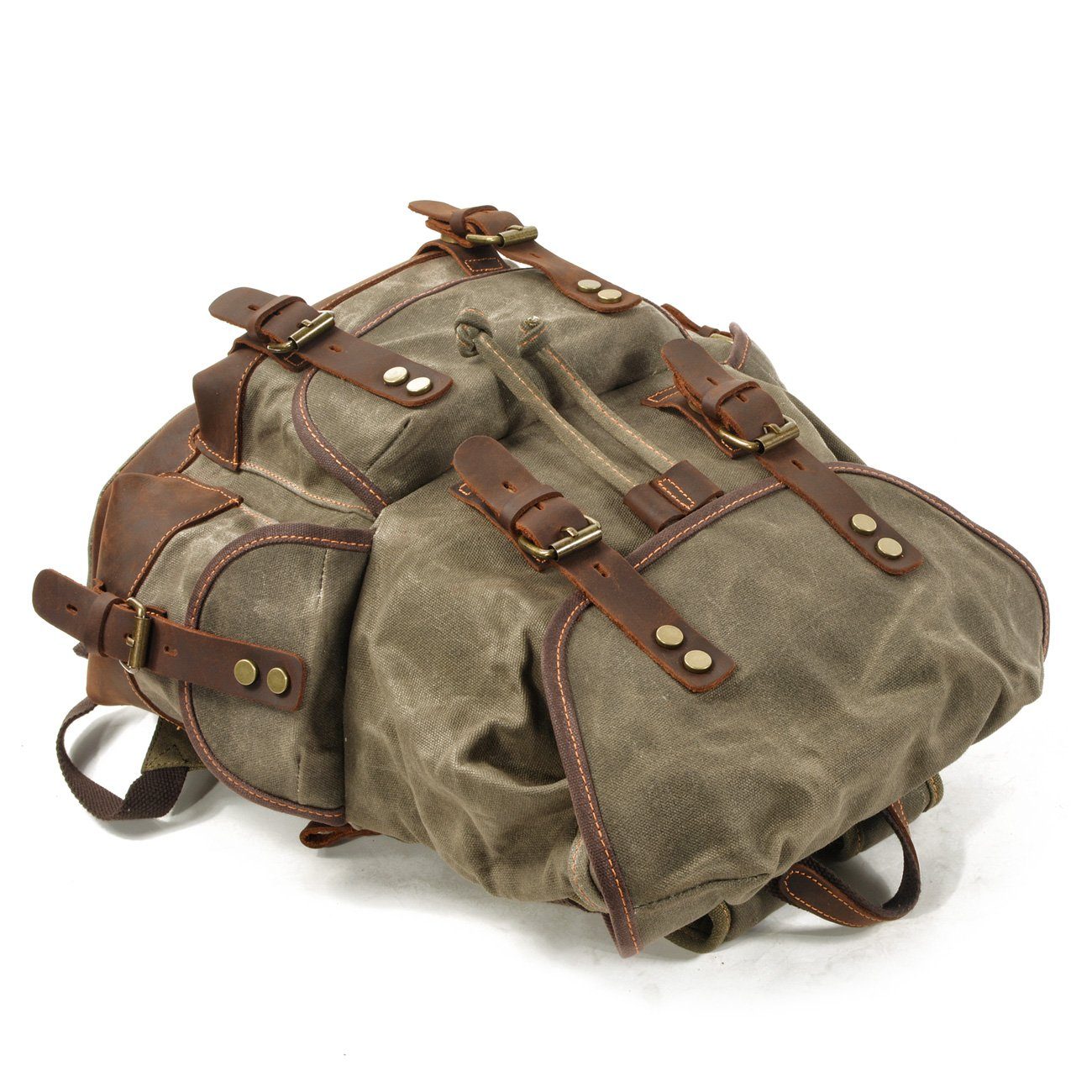 Canvas Rucksack Trekking Verschluss | Wandertour