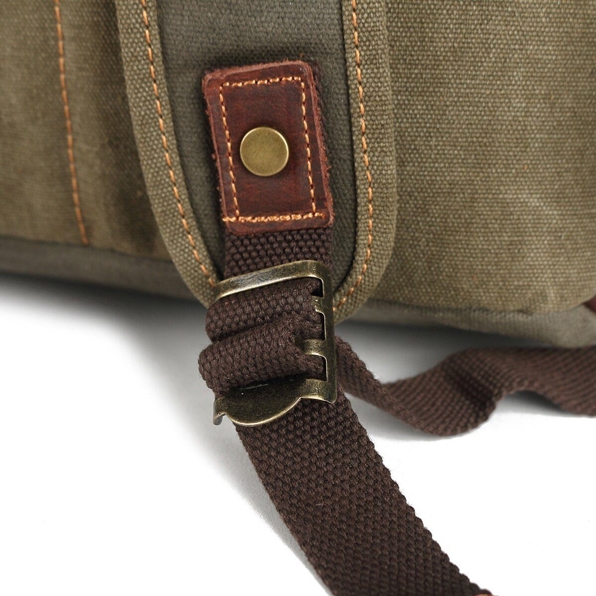 Canvas Rucksack Trekking Verschluss | Wandertour
