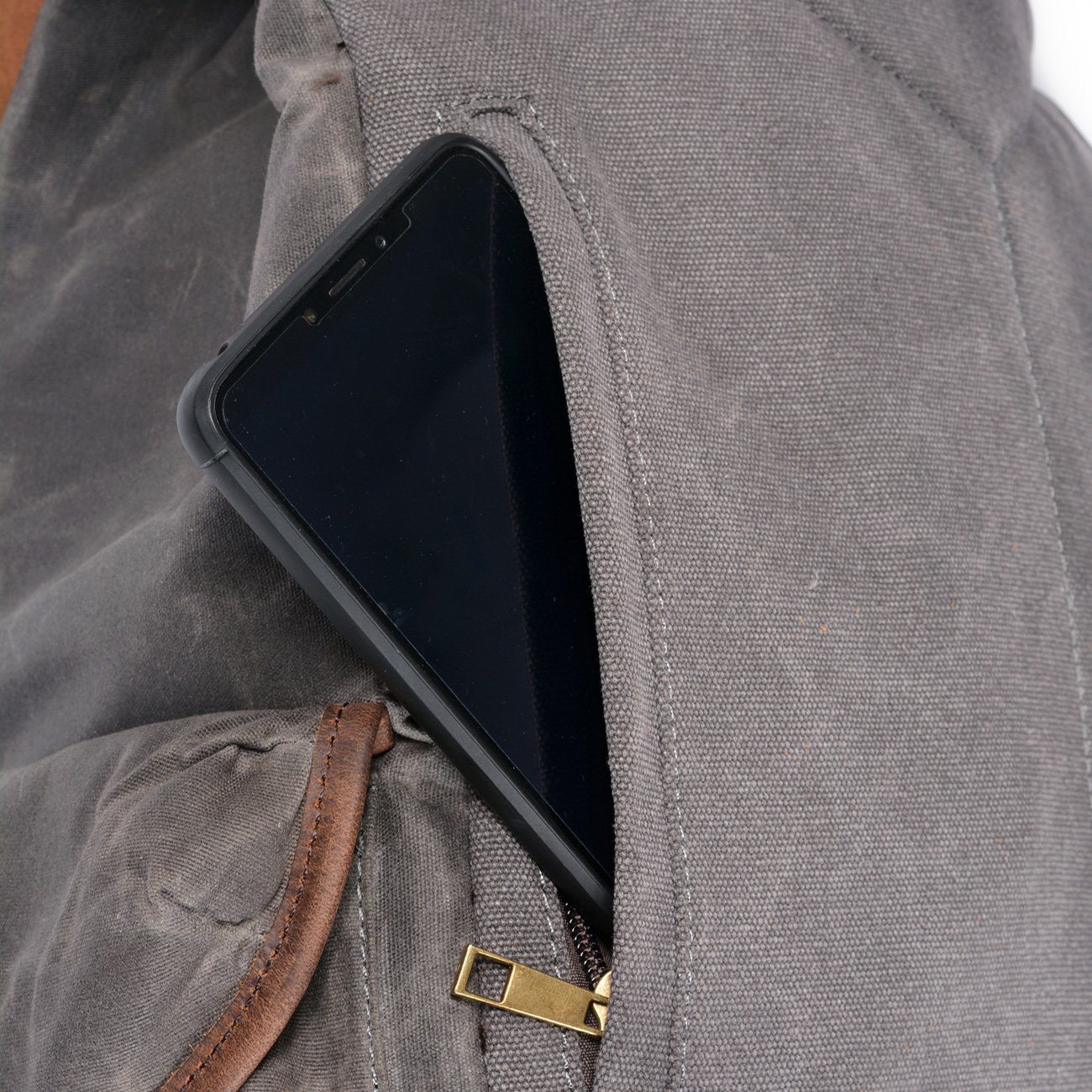 Canvas Rucksack Vintage Verschluss | Wandertour