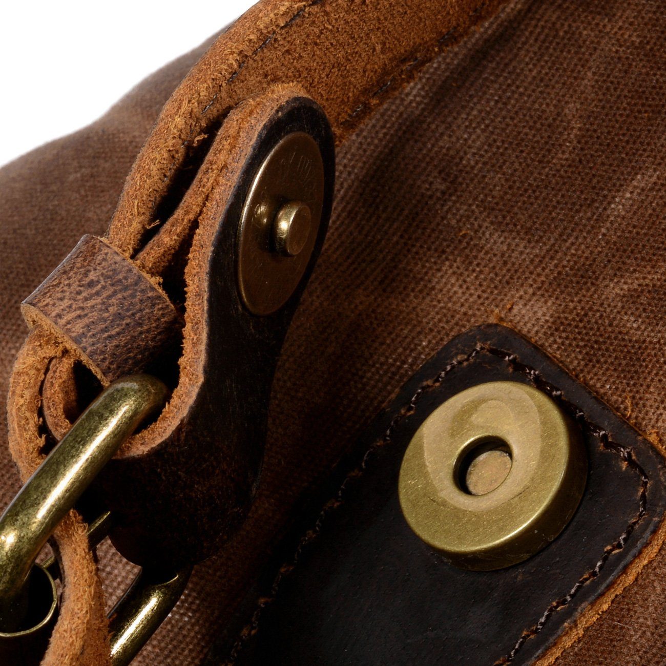Canvas Rucksack Vintage Verschluss | Wandertour