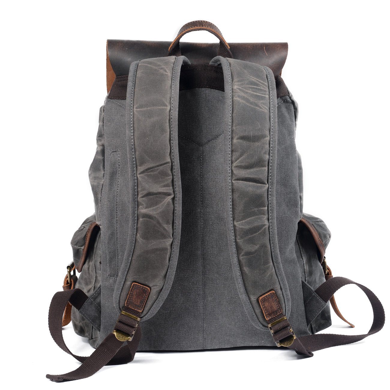 Canvas Rucksack Vintage Verschluss | Wandertour