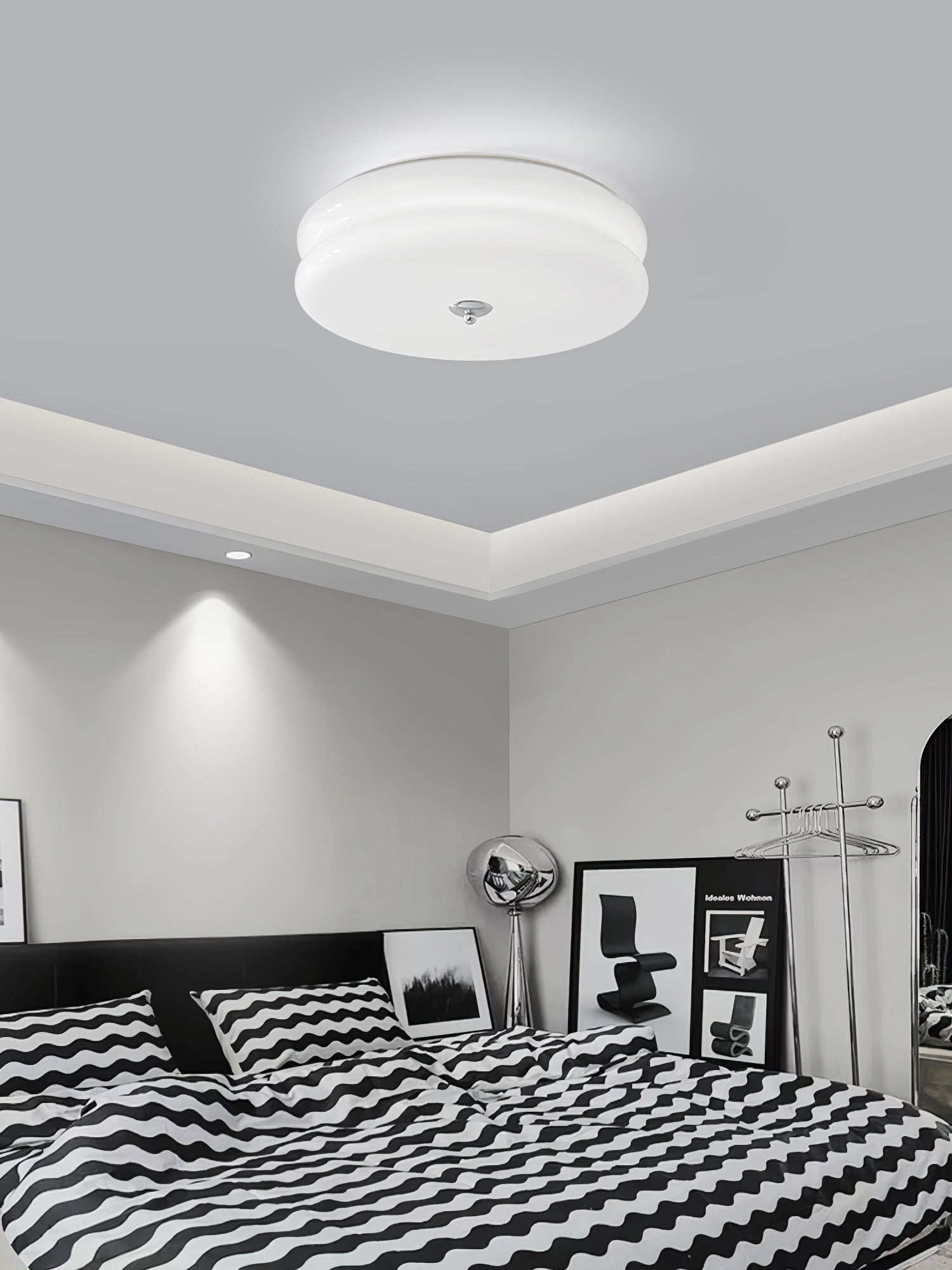 Deckenleuchte Design Glas Elegant | Wohnzimmer