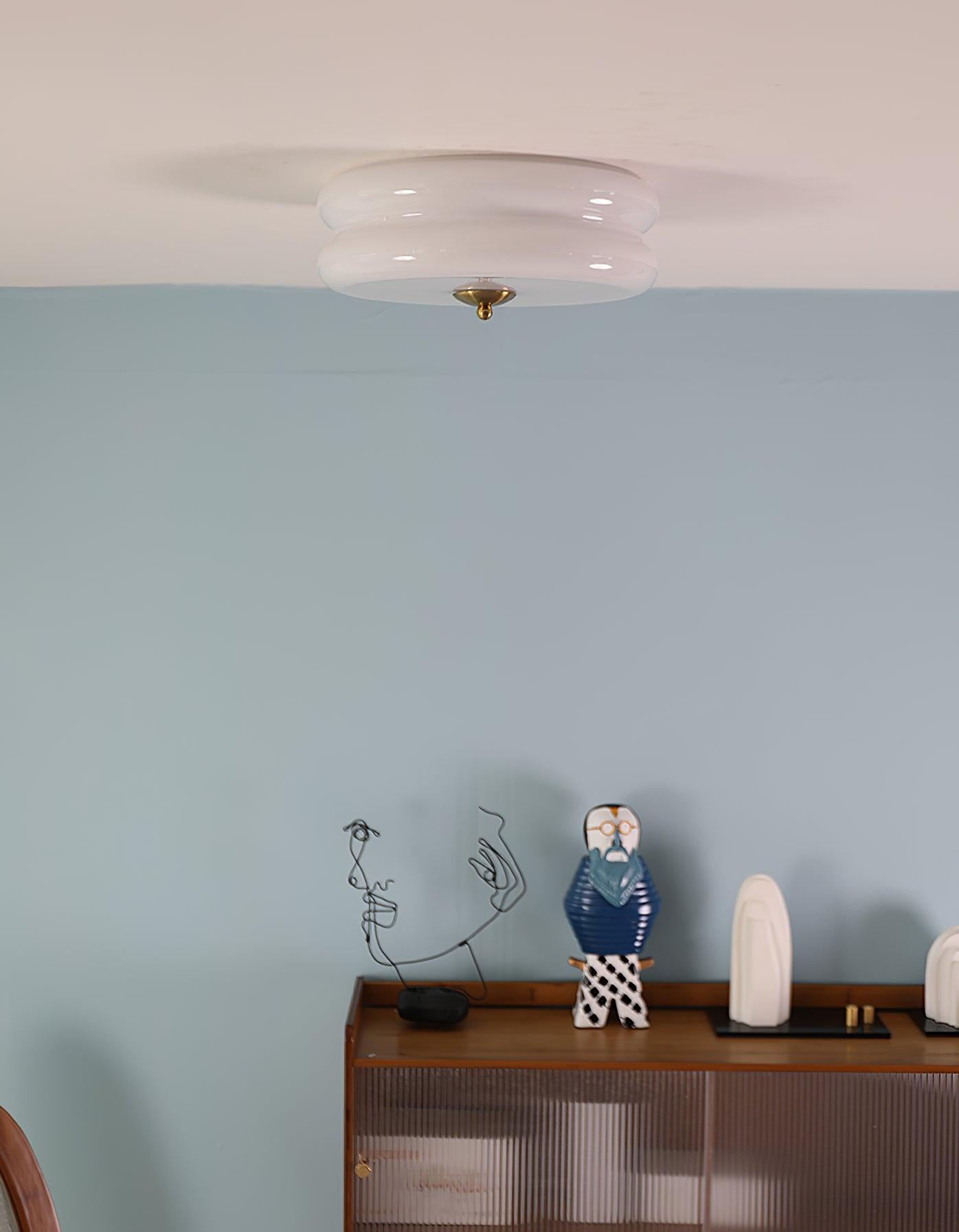 Deckenleuchte Design Glas Elegant | Wohnzimmer