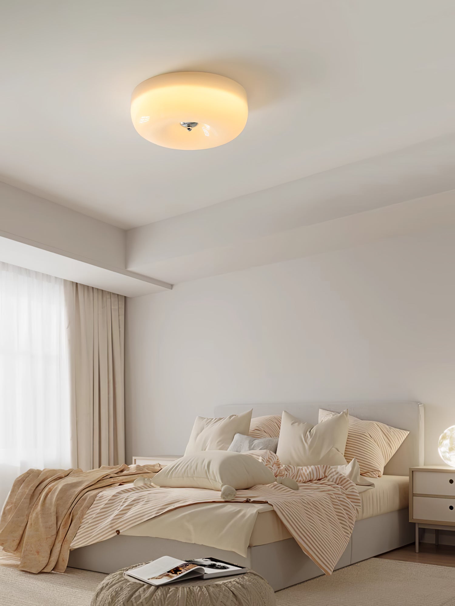 Deckenleuchte Design Glas Elegant | Wohnzimmer