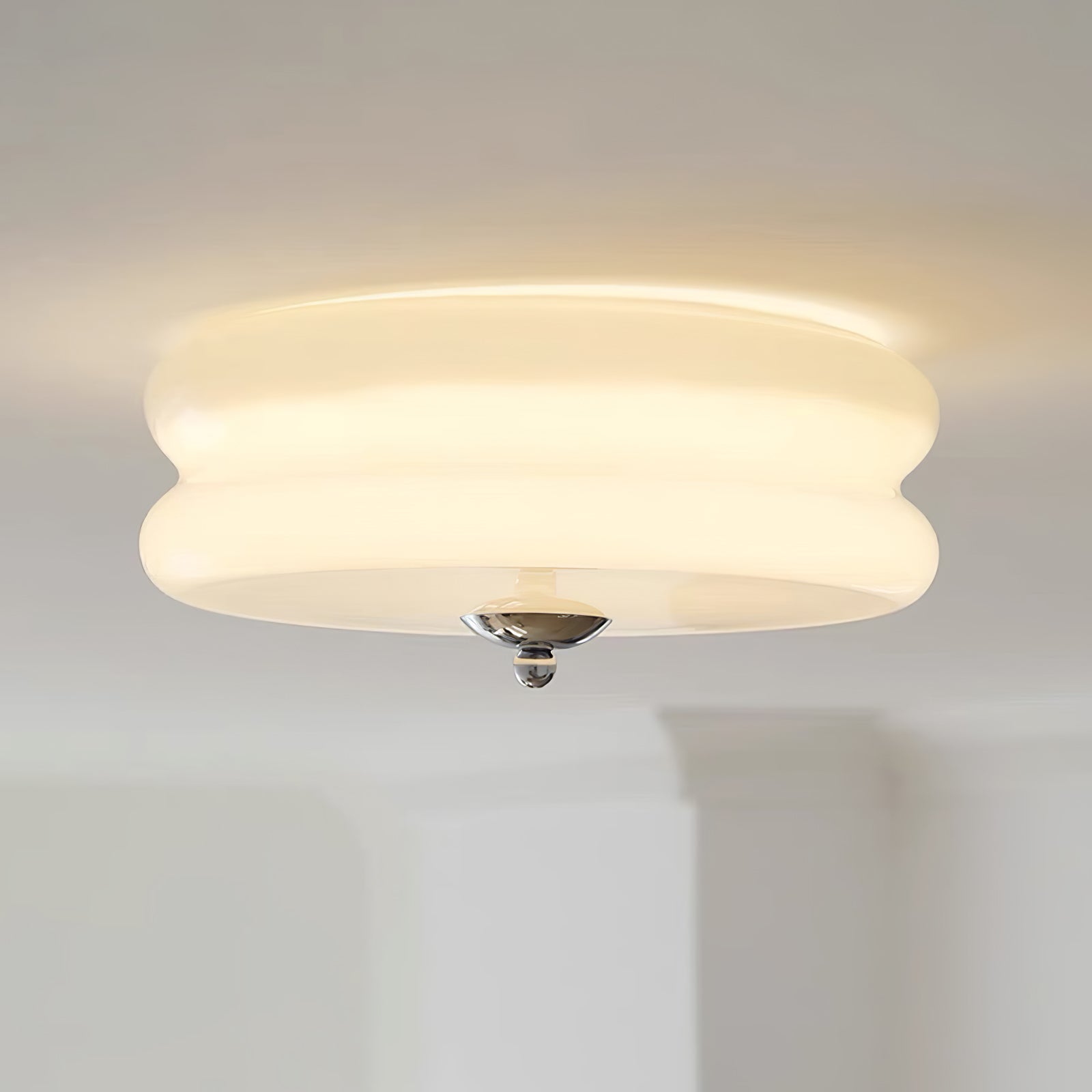 Deckenleuchte Design Glas Elegant | Wohnzimmer