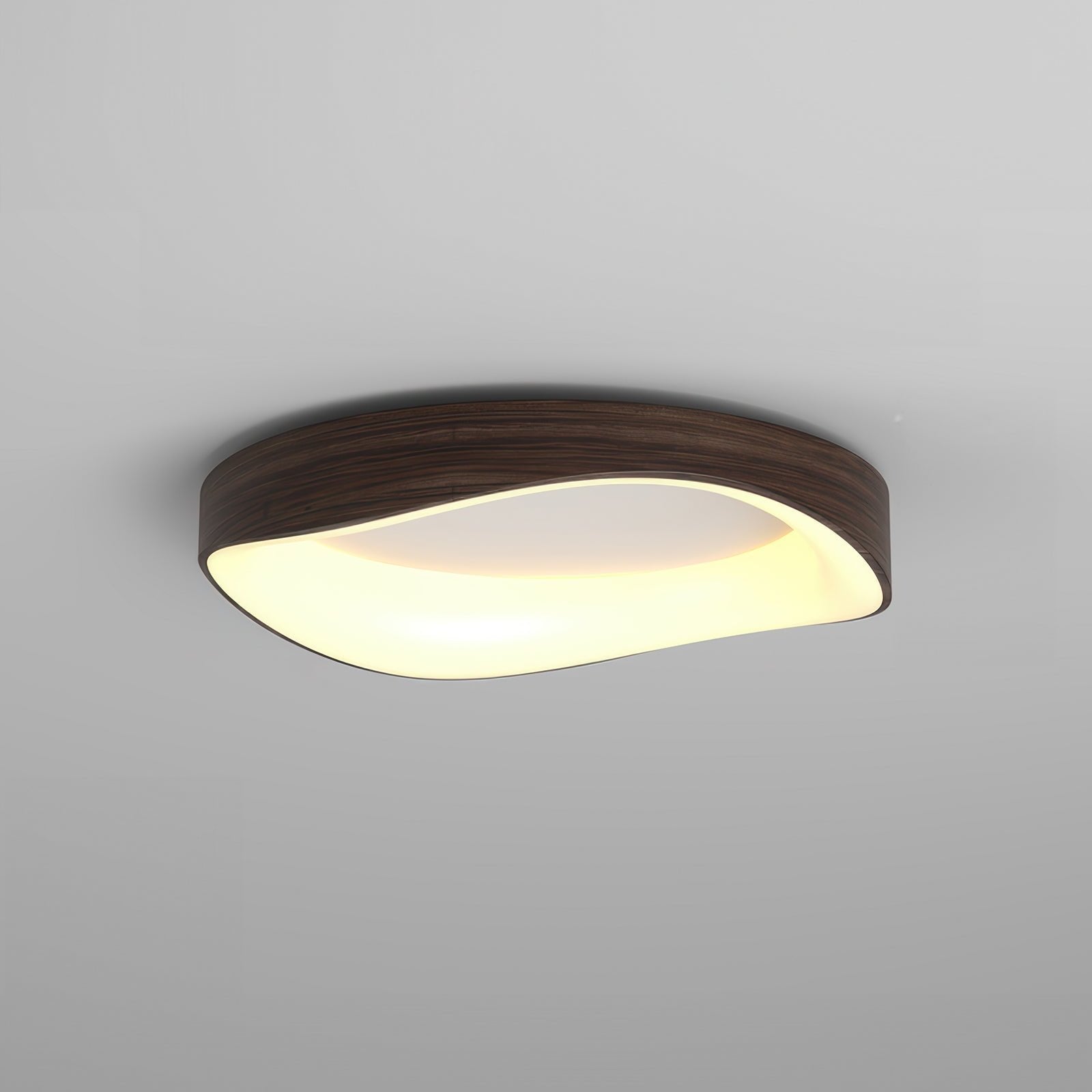Deckenleuchte Holz LED Skandinavisch | Wohnzimmer