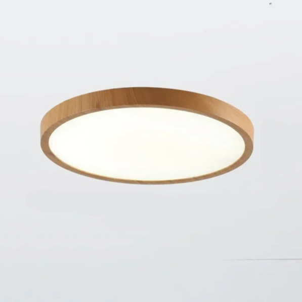 Deckenleuchte Holz Skandinavisch LED | Wohnzimmer