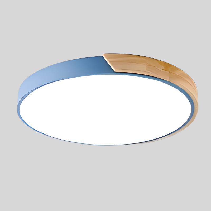 Deckenleuchte LED Holz Modern | Wohnzimmer