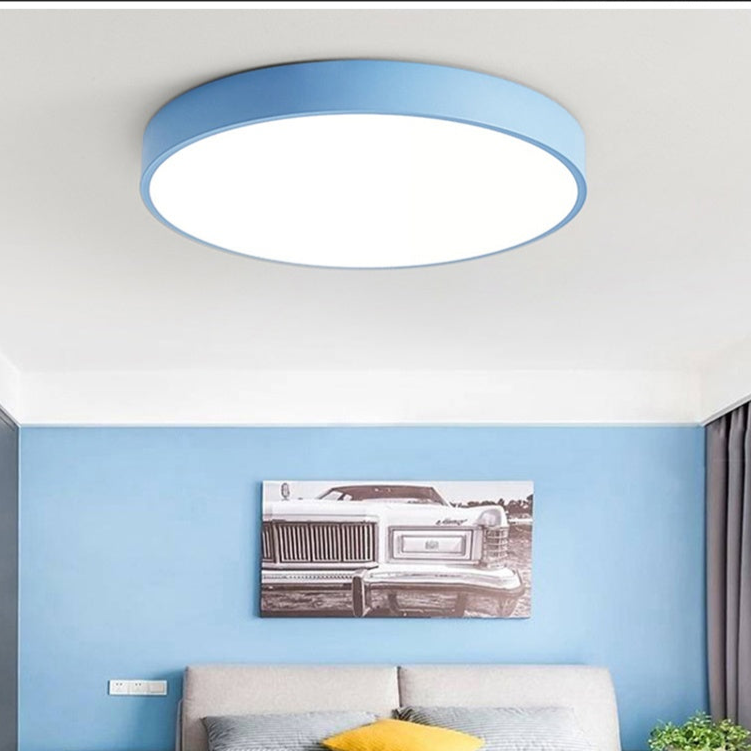 Deckenleuchte LED Holz Modern | Wohnzimmer