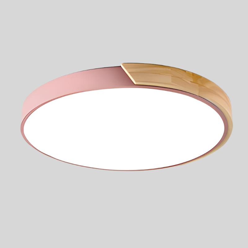 Deckenleuchte LED Holz Modern | Wohnzimmer