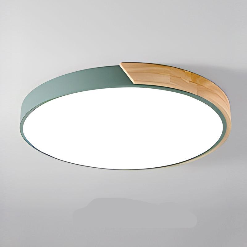 Deckenleuchte LED Holz Modern | Wohnzimmer