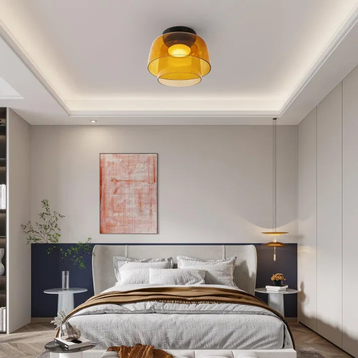 Deckenleuchte LED Modern Glas Mehrschichtig | Wohnzimmer
