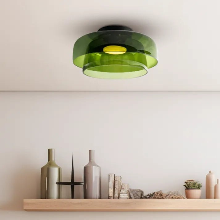 Deckenleuchte LED Modern Glas Mehrschichtig | Wohnzimmer