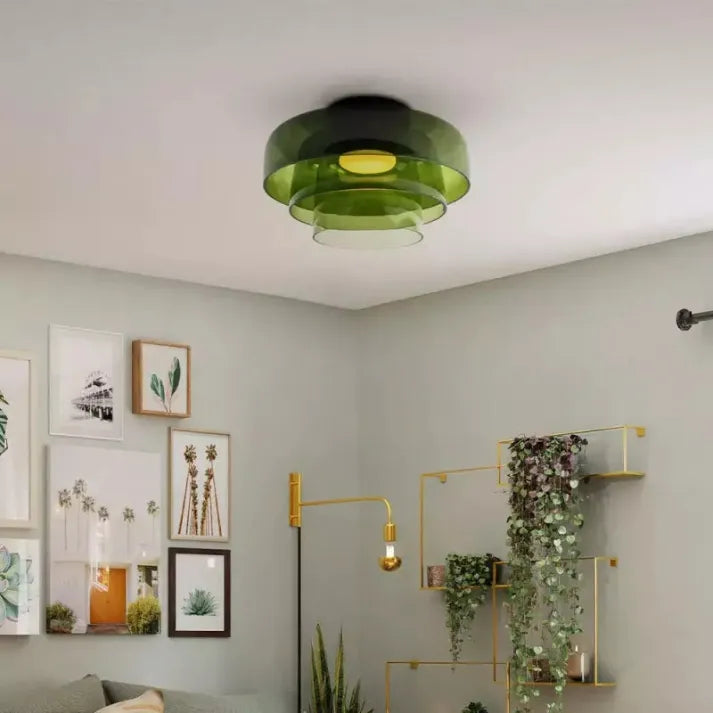 Deckenleuchte LED Modern Glas Mehrschichtig | Wohnzimmer