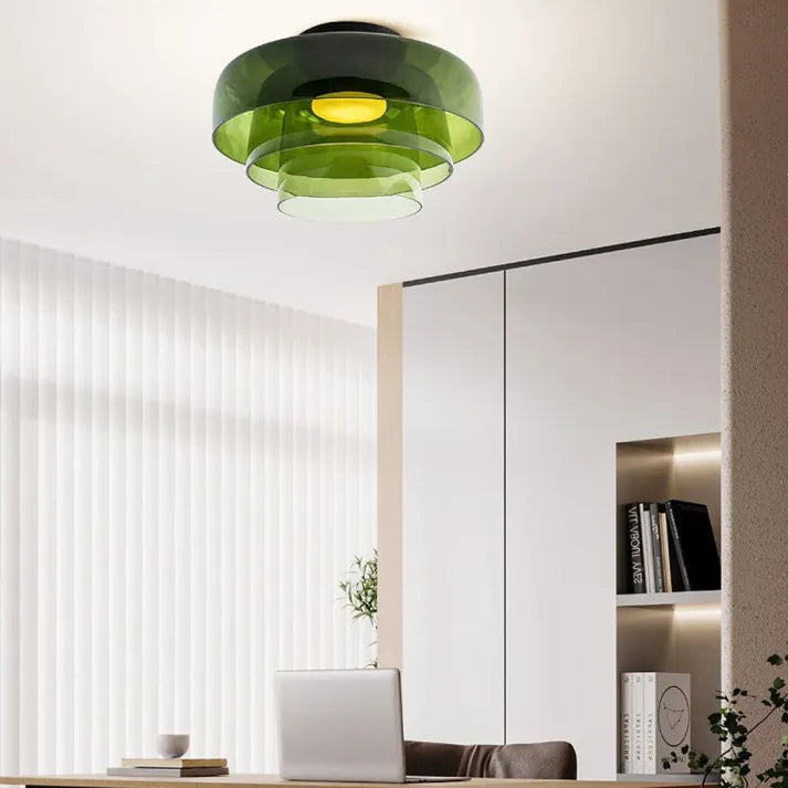 Deckenleuchte LED Modern Glas Mehrschichtig | Wohnzimmer