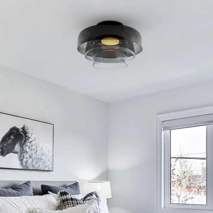 Deckenleuchte LED Modern Glas Mehrschichtig | Wohnzimmer