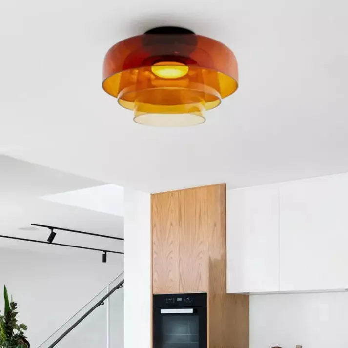 Deckenleuchte LED Modern Glas Mehrschichtig | Wohnzimmer