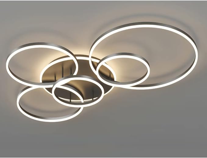 Deckenleuchte LED Ringe Modern | Wohnzimmer