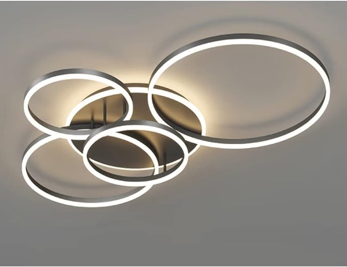 Deckenleuchte LED Ringe Modern | Wohnzimmer