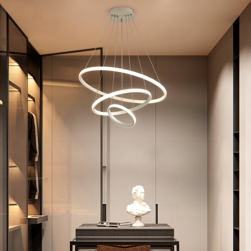 Deckenleuchte Modern LED Ringe | Wohnzimmer