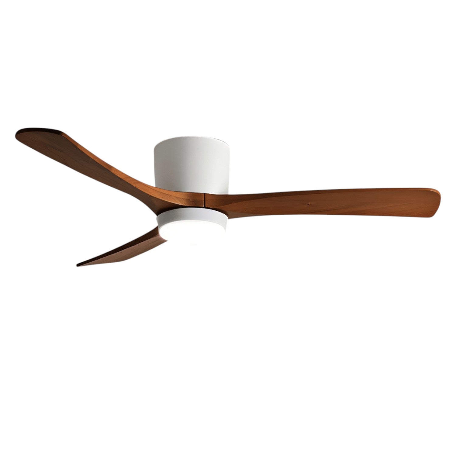 Deckenventilator Holz LED Design | Wohnzimmer