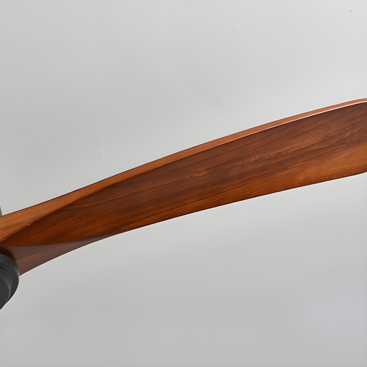 Deckenventilator Holz LED Design | Wohnzimmer