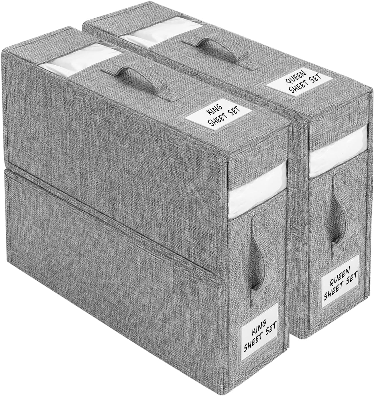 Faltbox für Bettwäsche | Stapelbar & Platzsparend