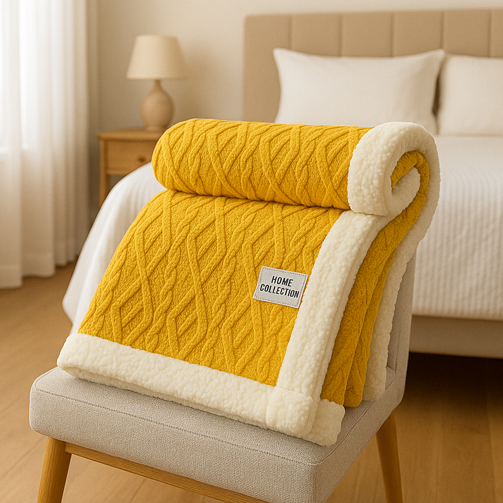 KuschelWärme | Weiche Warme Kuscheldecke | Schlafzimmer Komfort