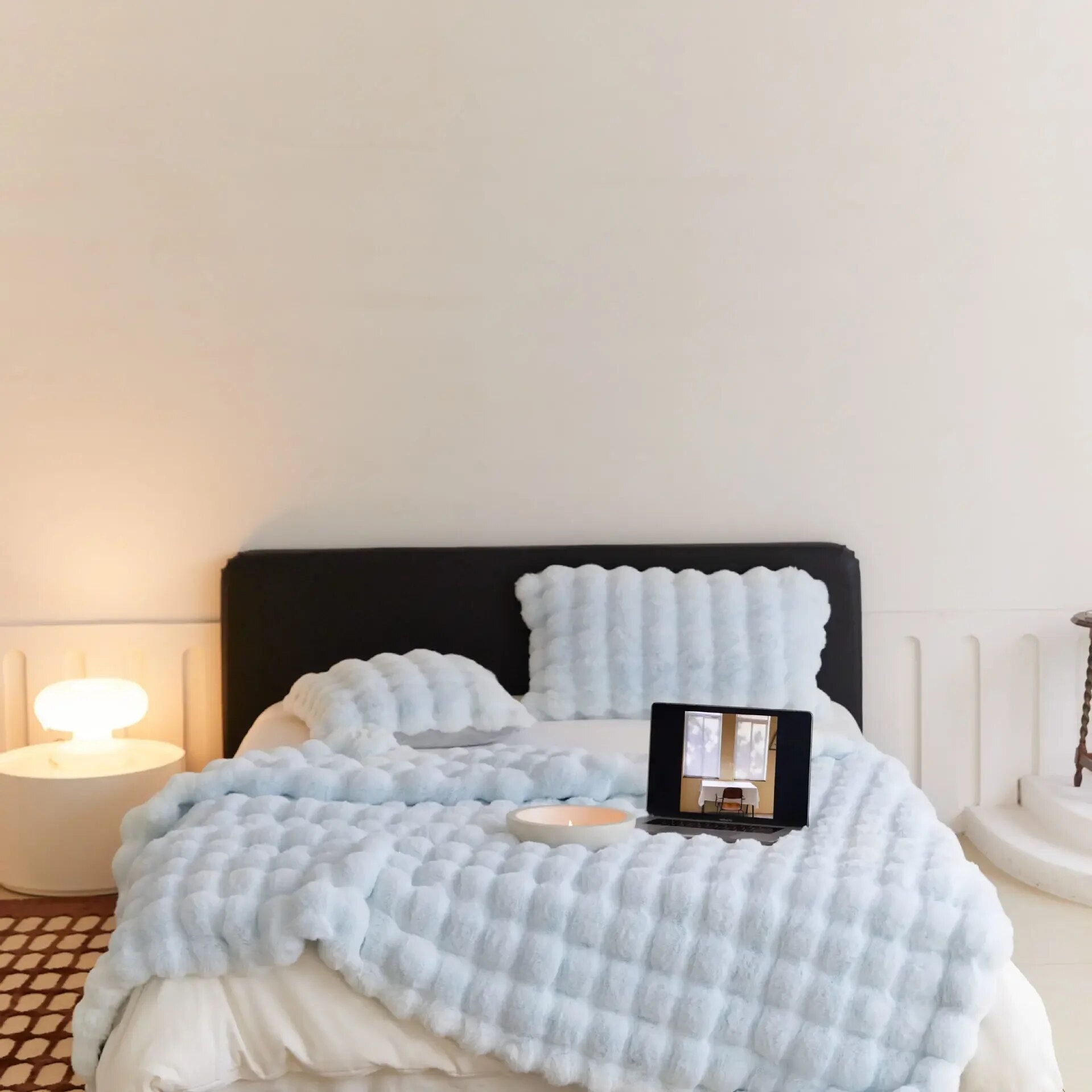 Lani | Flauschige Plüschdecke mit Struktur-Design