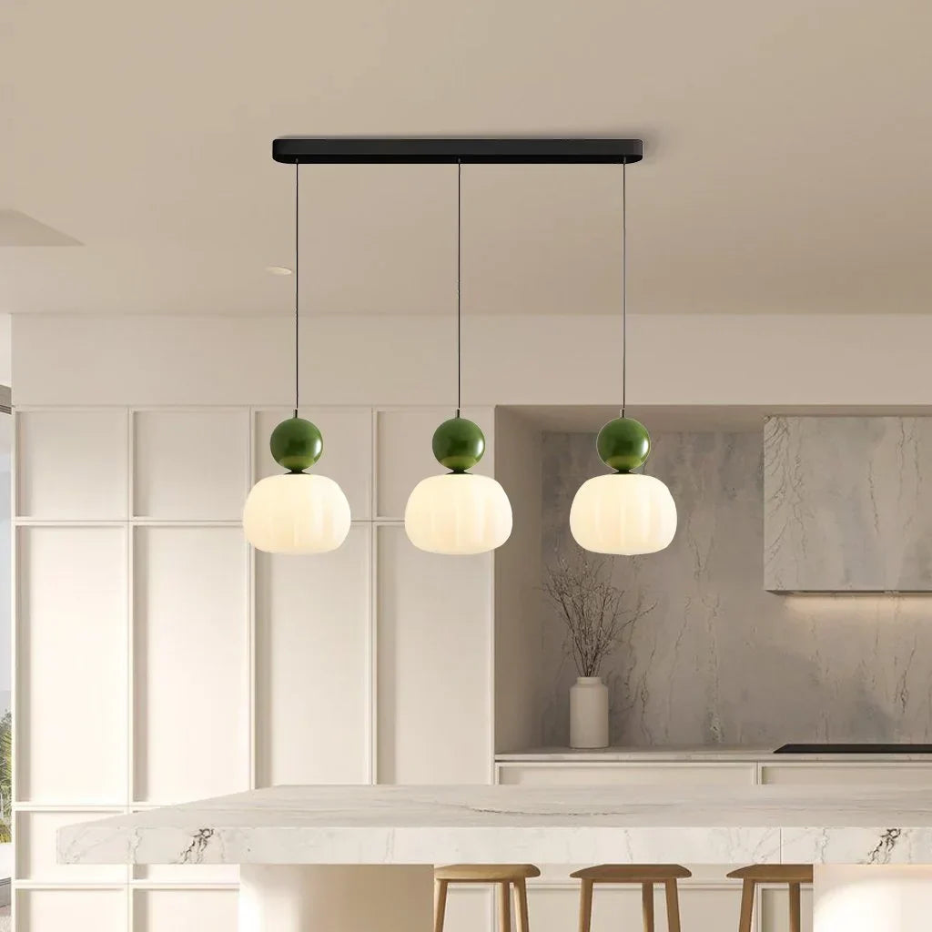 Lazaro | Pendelleuchte im Art Deco Stil mit Glasdesign