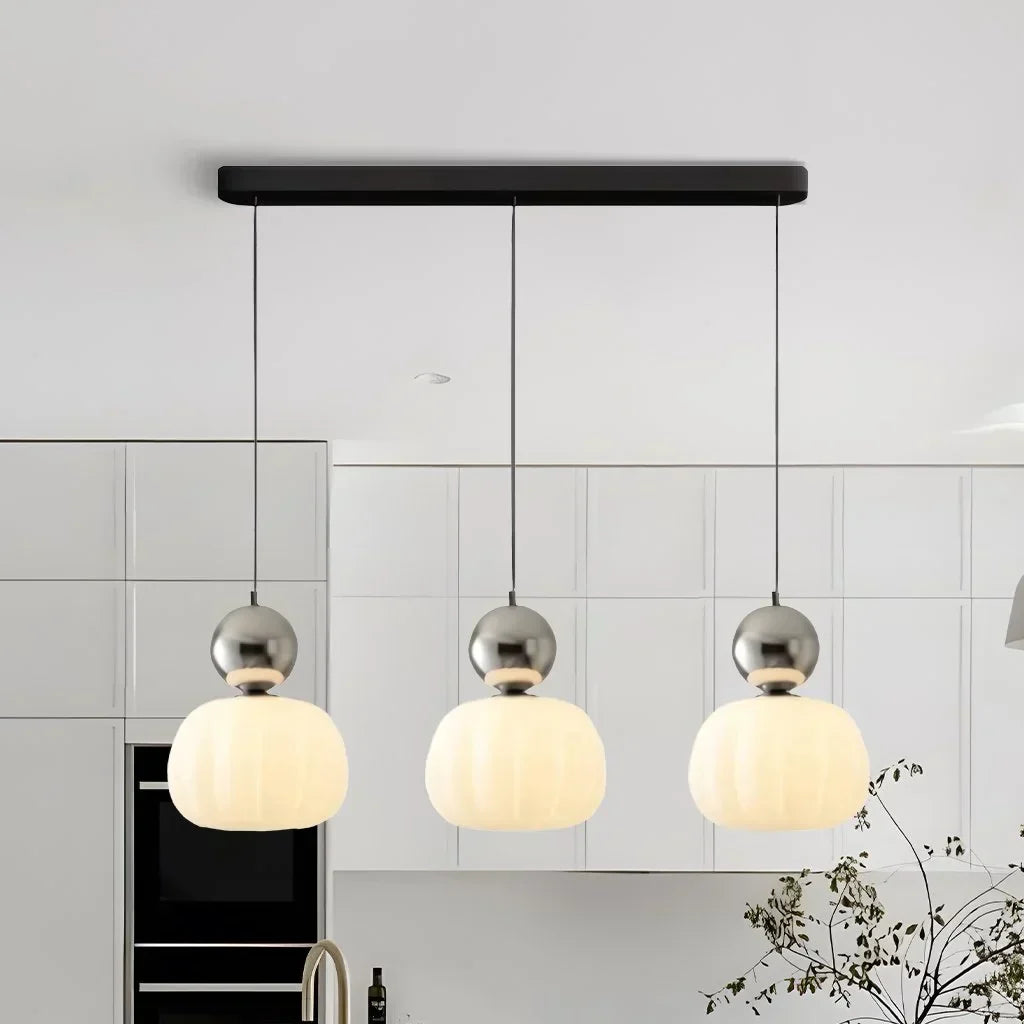 Lazaro | Pendelleuchte im Art Deco Stil mit Glasdesign