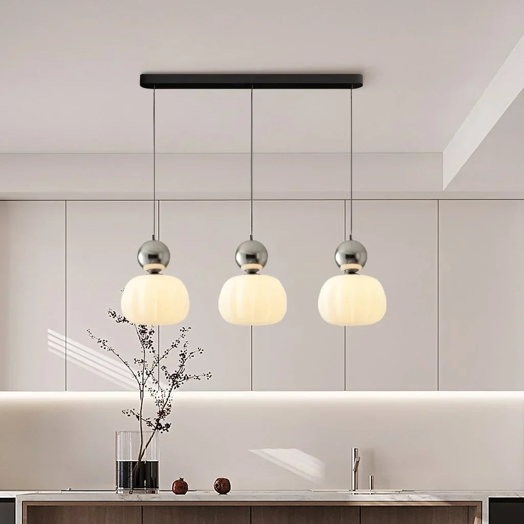 Lazaro | Pendelleuchte im Art Deco Stil mit Glasdesign