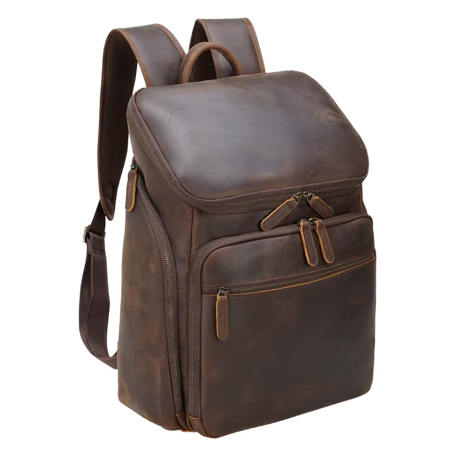 Leder Rucksack Laptopfach | Pendler Alltag