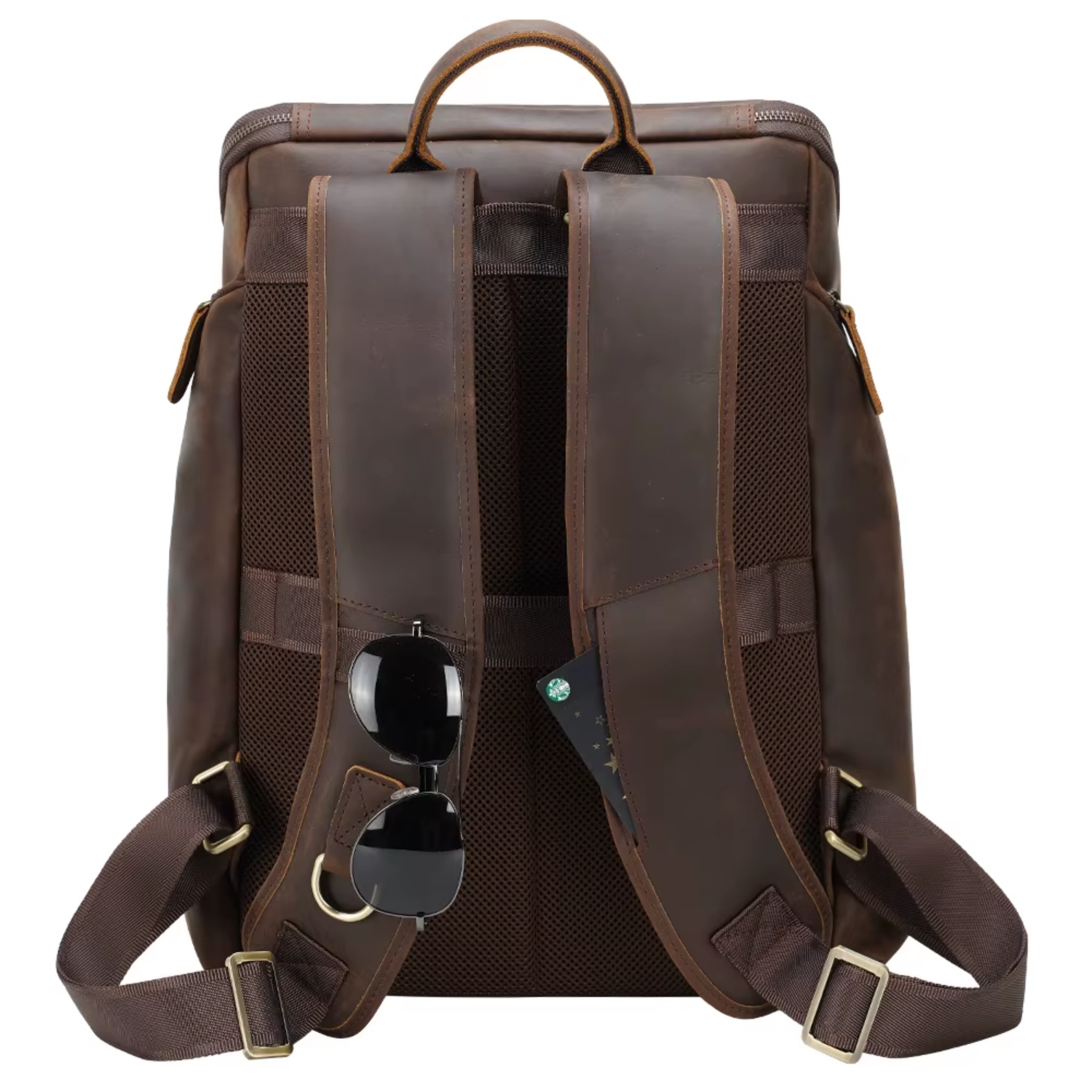 Leder Rucksack Laptopfach | Pendler Alltag