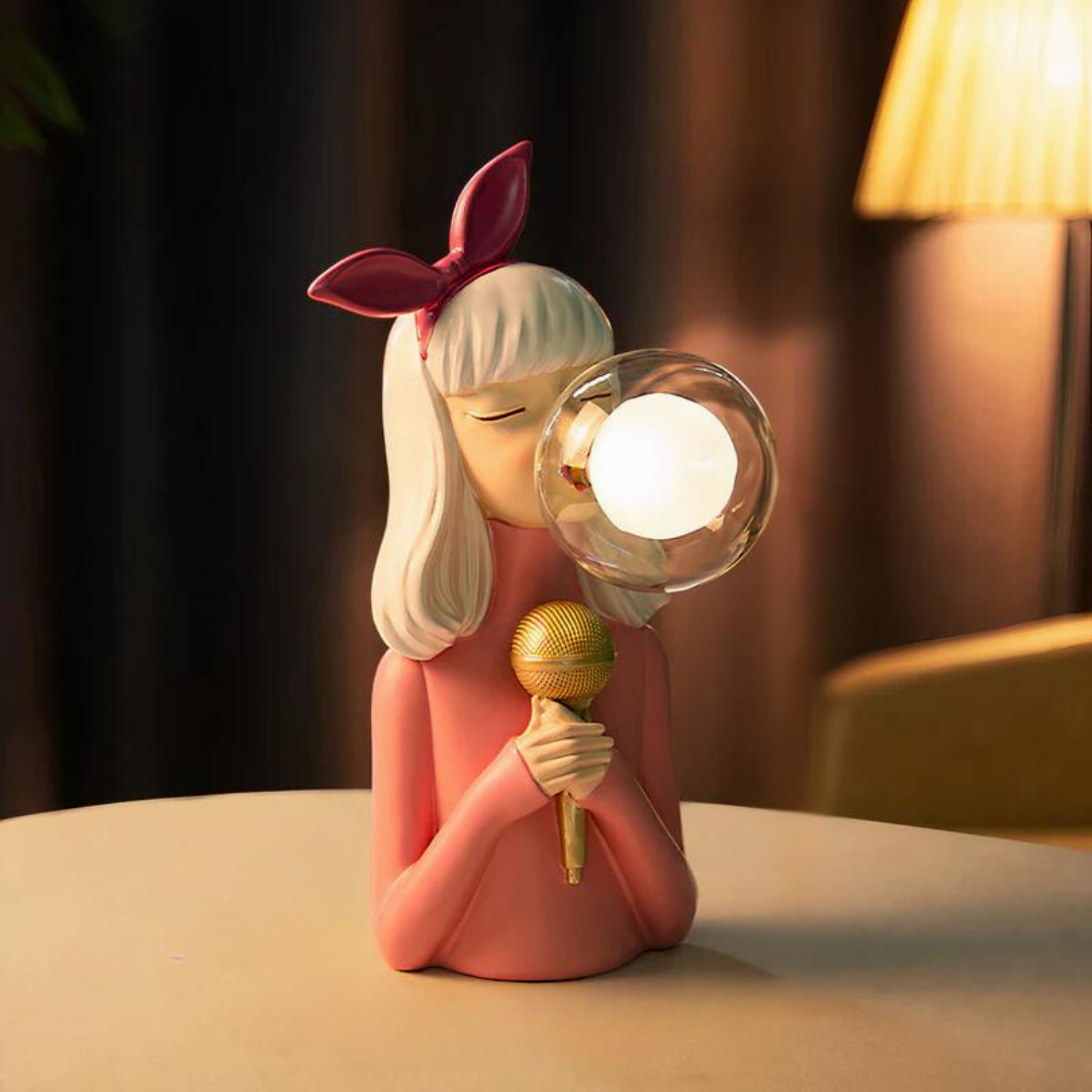 Nachttischlampe Figur Modern LED | Schlafzimmer