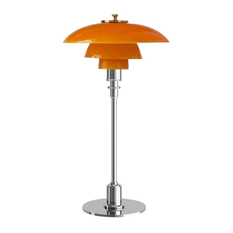 Nachttischlampe Glas Retro Design | Schlafzimmer
