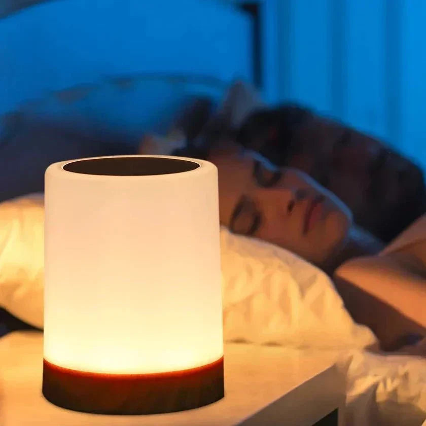 Nachttischlampe Holz Modern Touch | Schlafzimmer