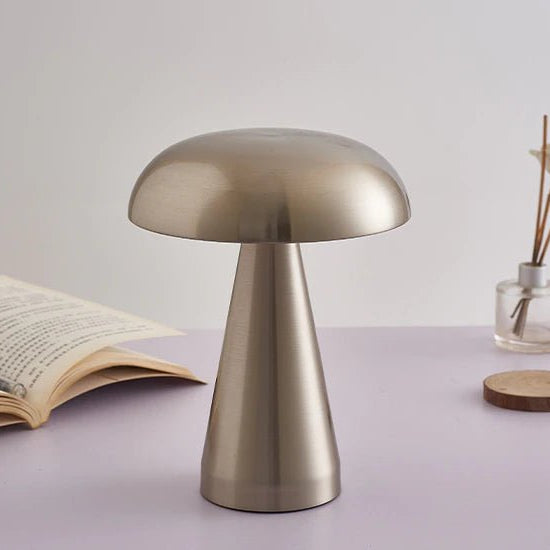 Nachttischlampe Metall Pilz Design Touch | Schlafzimmer