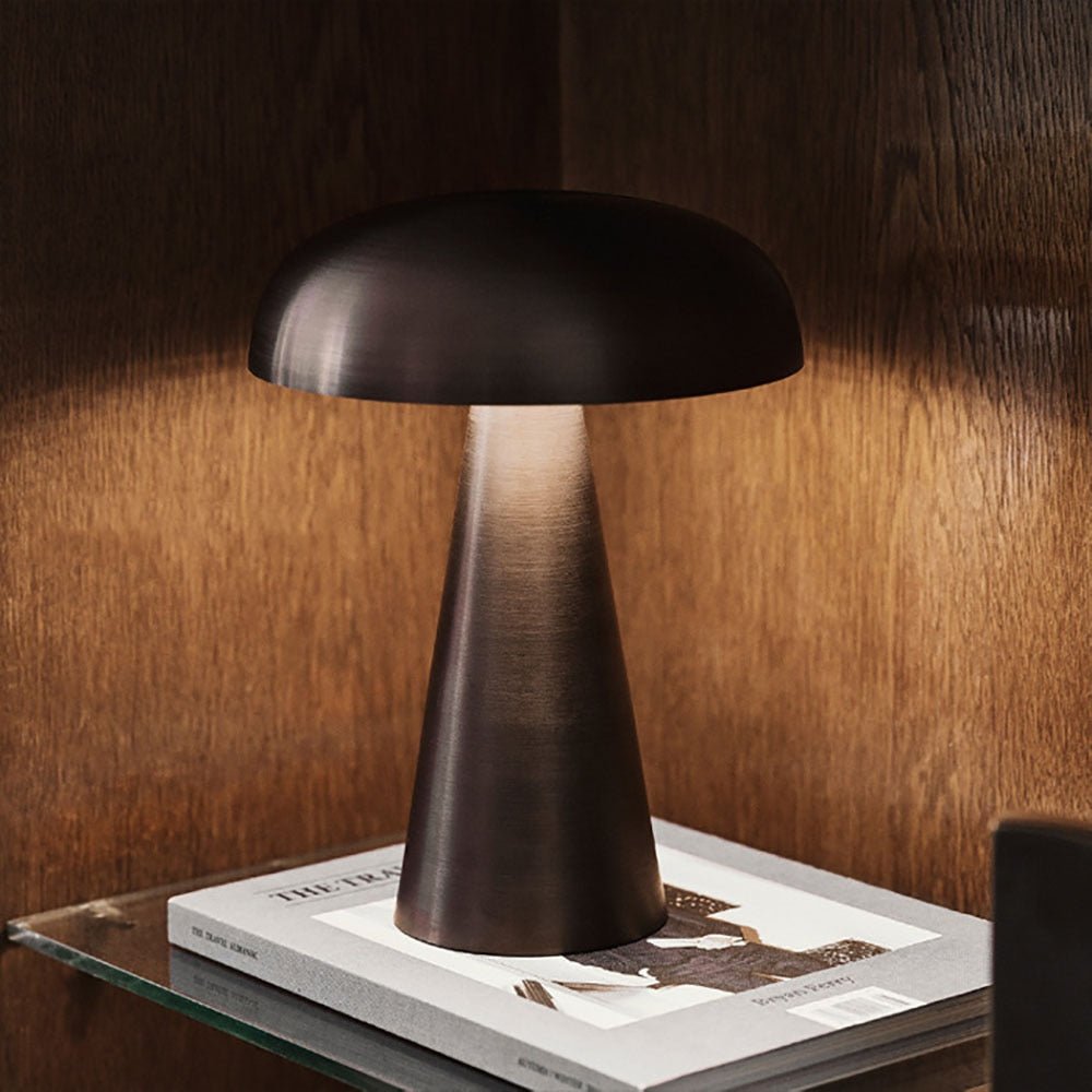 Nachttischlampe Metall Pilz Design Touch | Schlafzimmer