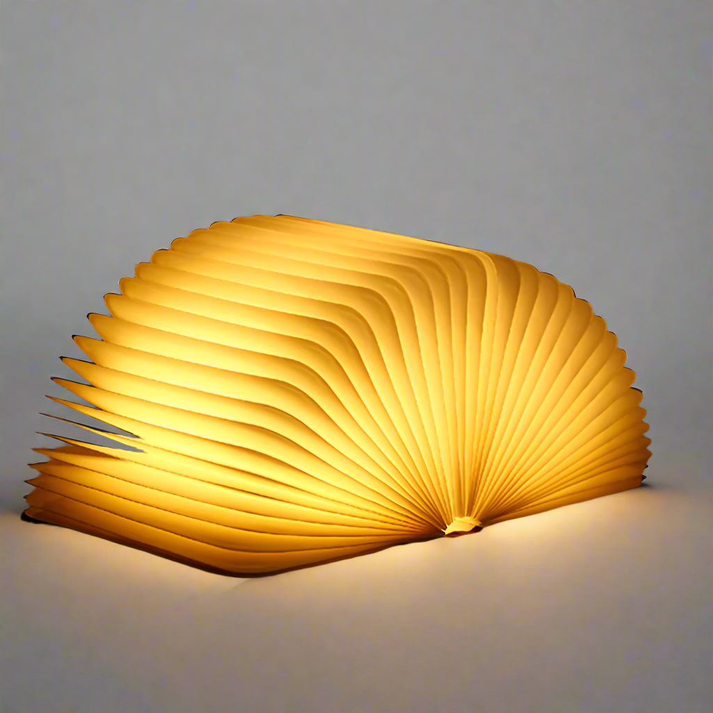 Nachttischlampe Modern Buchform Holz | Schlafzimmer