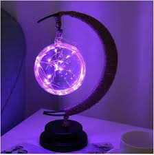 Nachttischlampe Mond Design LED | Schlafzimmer